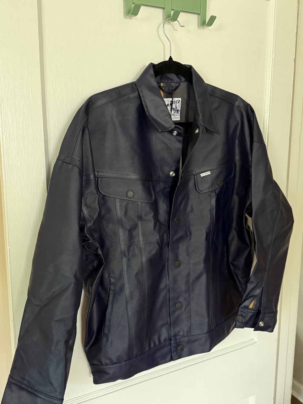 Stutterhiem x Lee Women's Rider Jacket
Avlator Navy Size